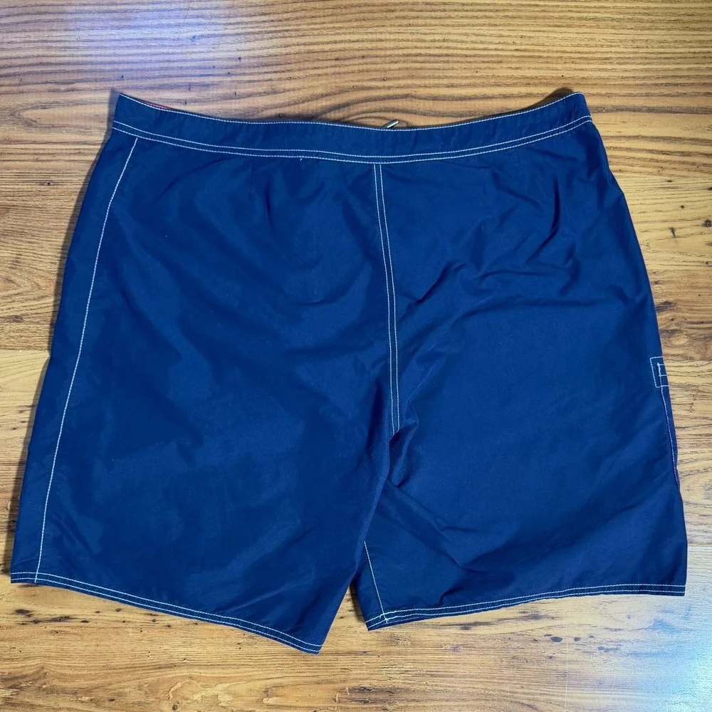 Polo Ralph Lauren Board Shorts Navy Blue Big Pony Mercer Polo Team Mens Size 38